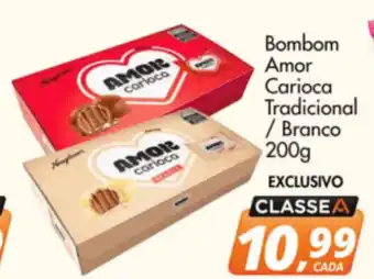 Bombom Amor Carioca Tradicional /Branco 200g
