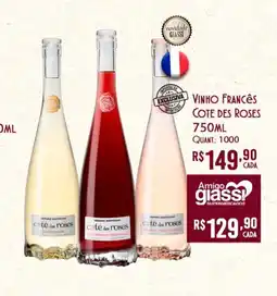 Giassi Supermercados Vinho Frances Cote de Roses oferta