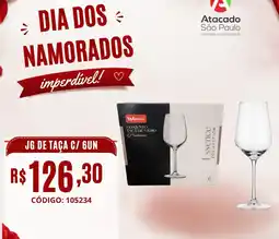Atacado São Paulo JG de Taça de vinho C/ 6un oferta
