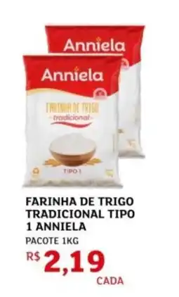 Assaí Atacadista Farinha de trigo tradicional tipo 1 anniela pacote oferta