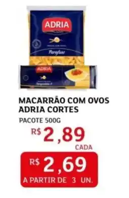 Assaí Atacadista Macarrão com ovos adria cortes oferta