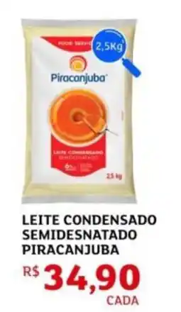 Assaí Atacadista Leite condensado semidesnatado piracanjuba oferta
