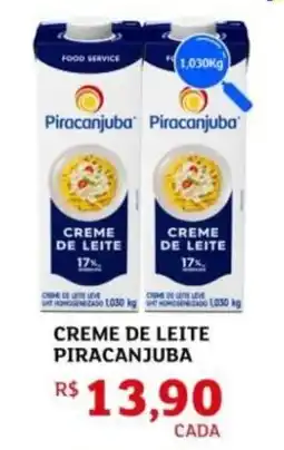Assaí Atacadista Creme de leite piracanjuba oferta