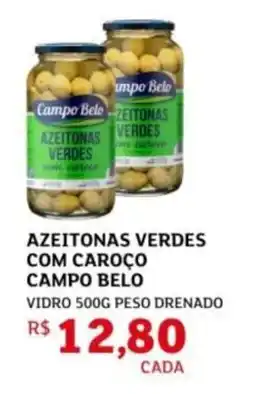 Assaí Atacadista Azeitonas verdes com caroco campo belo oferta