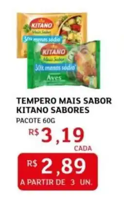 Assaí Atacadista Tempero mais sabor kitano sabores pacote oferta