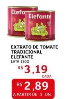 Assaí Atacadista Extrato de tomate tradicional elefante oferta