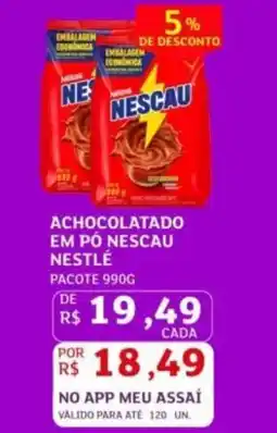 Assaí Atacadista Achocolatado em pó nescau nestlé oferta