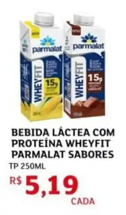 Assaí Atacadista Bebida láctea com proteína wheyfit parmalat sabores tp oferta