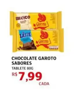 Assaí Atacadista Chocolate garoto sabores tablete oferta