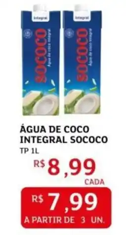 Assaí Atacadista Água de coco integral sococo oferta