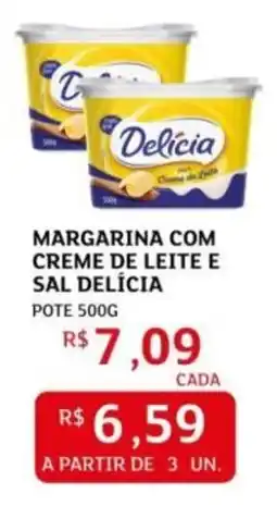 Assaí Atacadista Margarina com creme de leite e sal delícia oferta
