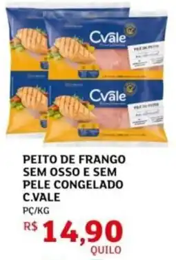 Assaí Atacadista Peito de frango sem osso e sem pele congelado c.vale pc/kg oferta
