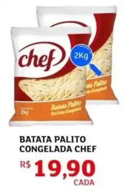 Assaí Atacadista Batata palito congelada chef oferta