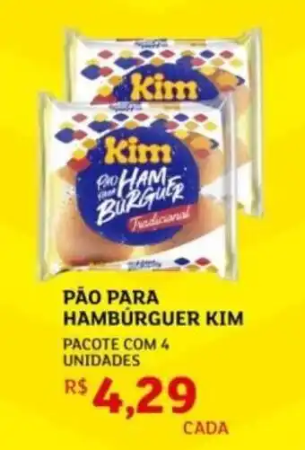 Assaí Atacadista Pão para hamburguer kim oferta