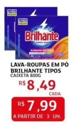 Assaí Atacadista Lava-roupas em pó brilhante tipos oferta