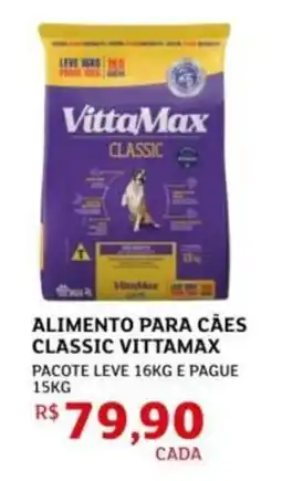 Assaí Atacadista Alimento para caes classic vittamax oferta