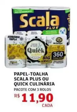Assaí Atacadista Papel-toalha scala plus ou quick culinária oferta