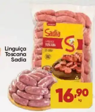 Lopes Supermercados Linguiça Toscana Sadia oferta