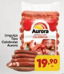 Lopes Supermercados Linguiça Tipo Calabresa Aurora oferta