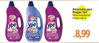 Amaciante para Roupas Ypê Várias fragrâncias Frasco