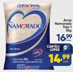 Lopes Supermercados Arroz Namorado Tipo 1 oferta