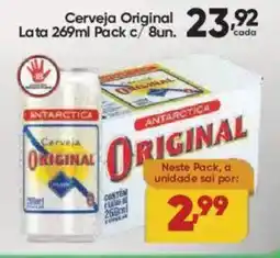 Lopes Supermercados Cerveja Original Lata oferta
