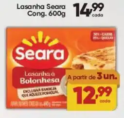 Lopes Supermercados Lasanha Seara Cong. oferta