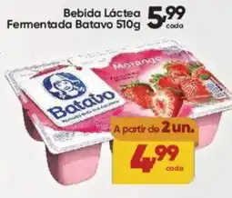 Lopes Supermercados Bebida Láctea Fermentada Batavo oferta