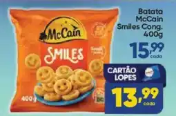 Lopes Supermercados Batata McCain Smiles Cong. oferta