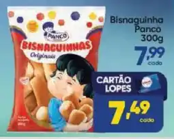 Lopes Supermercados Bisnaguinha Panco oferta