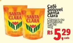 Supermercados Mateus Café Soluvel Santa Clara oferta