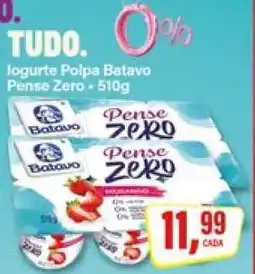 Rede Supermarket Iogurte Polpa Batavo Pense Zero oferta