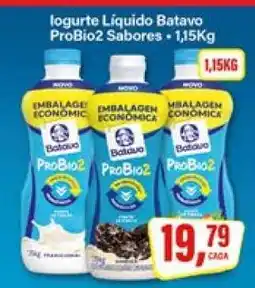 Rede Supermarket Iogurte Líquido Batavo ProBio2 Sabores oferta