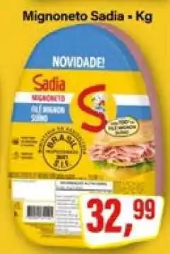 Rede Supermarket Mignoneto Sadia - Kg oferta