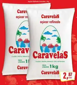 Rede Supermarket AÇÚCAR REFINADO CARAVELAS oferta