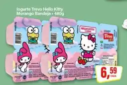 Rede Supermarket Iogurte Trevo Hello Kitty Morango Bandeja oferta