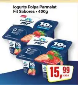 Rede Supermarket Iogurte Polpa Parmalat Fit Sabores oferta