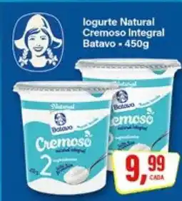 Rede Supermarket Iogurte Natural Cremoso Integral Batavo oferta
