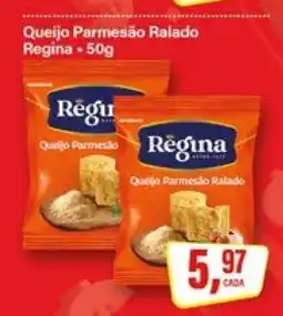 Rede Supermarket Queijo Parmesão Ralado Regina - 50g oferta