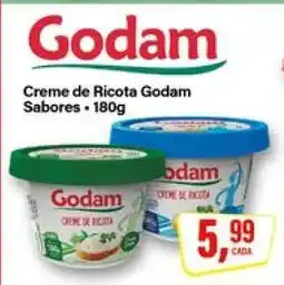 Rede Supermarket Creme de Ricota Godam Sabores oferta