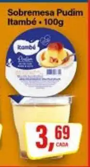 Rede Supermarket Sobremesa Pudim Itambé oferta
