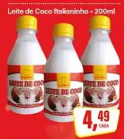 Rede Supermarket Leite de Coco Italianinho oferta