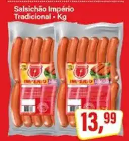 Rede Supermarket Salsichão Império Tradicional oferta