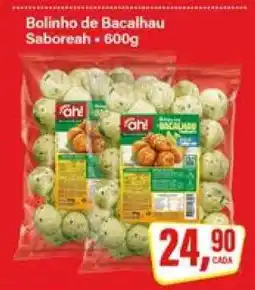 Rede Supermarket Bolinho de Bacalhau Saboreah oferta