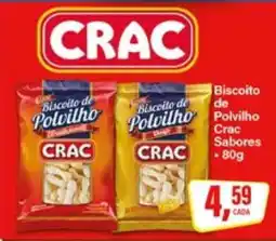Rede Supermarket Biscoito de Polvilho Crac Sabores oferta