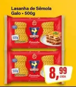 Rede Supermarket Lasanha de Sêmola Galo oferta