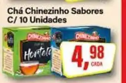 Rede Supermarket Chá Chinezinho Sabores C/ 10 Unidades oferta