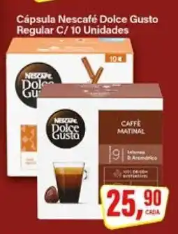 Rede Supermarket Cápsula Nescafé Dolce Gusto Regular C/ 10 Unidades oferta