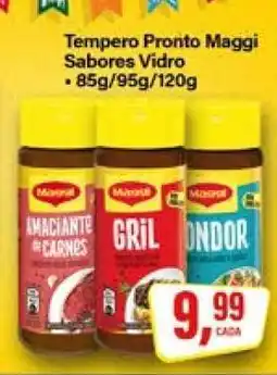 Rede Supermarket Tempero Pronto Maggi Sabores Vidro oferta