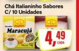 Rede Supermarket Chá Italianinho Sabores C/ 10 Unidades oferta